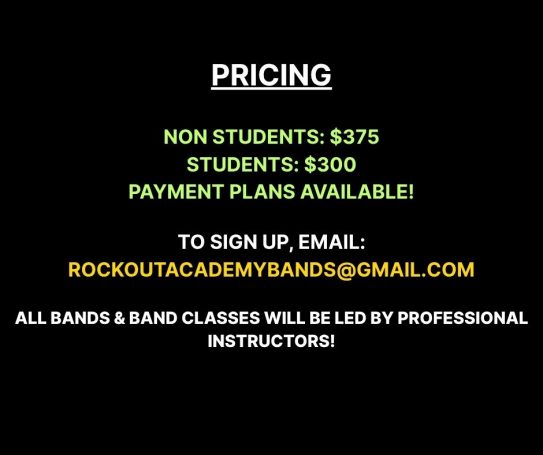 STUDENT ROCK BANDS